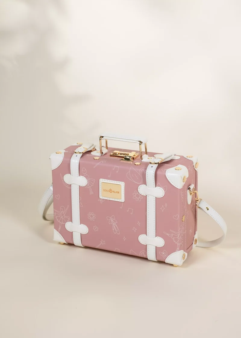 Vegan Leather Play Suitcase - Ballerina
