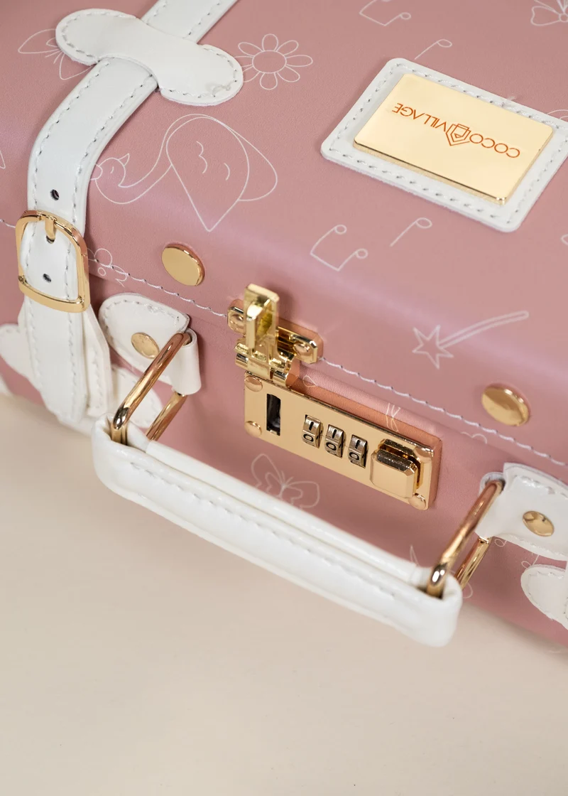 Vegan Leather Play Suitcase - Ballerina