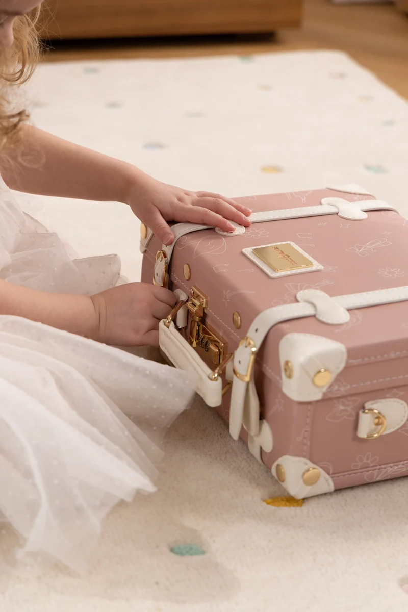 Vegan Leather Play Suitcase - Ballerina