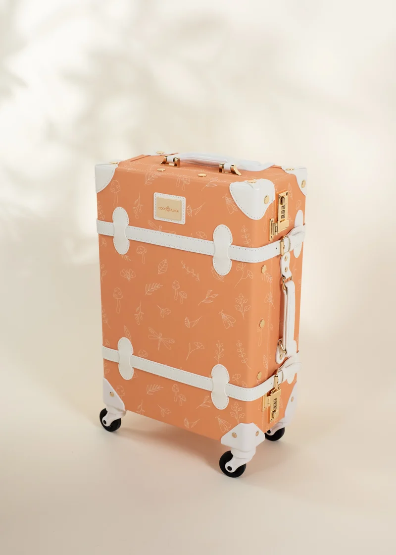 Vegan Leather Carry-On Suitcase - Nature