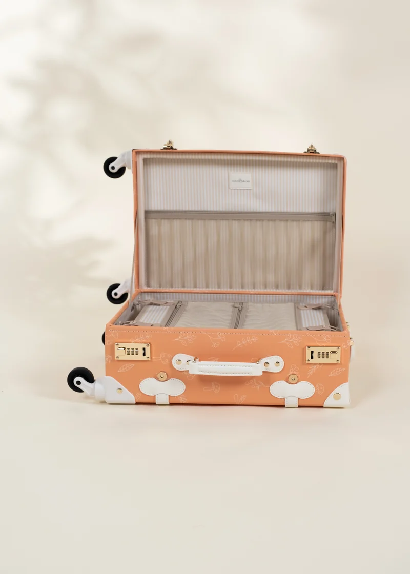 Vegan Leather Carry-On Suitcase - Nature