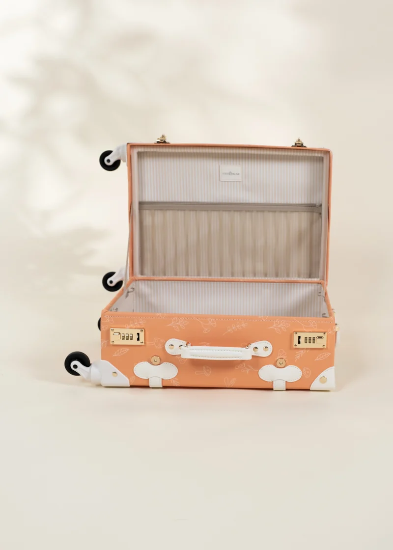 Vegan Leather Carry-On Suitcase - Nature