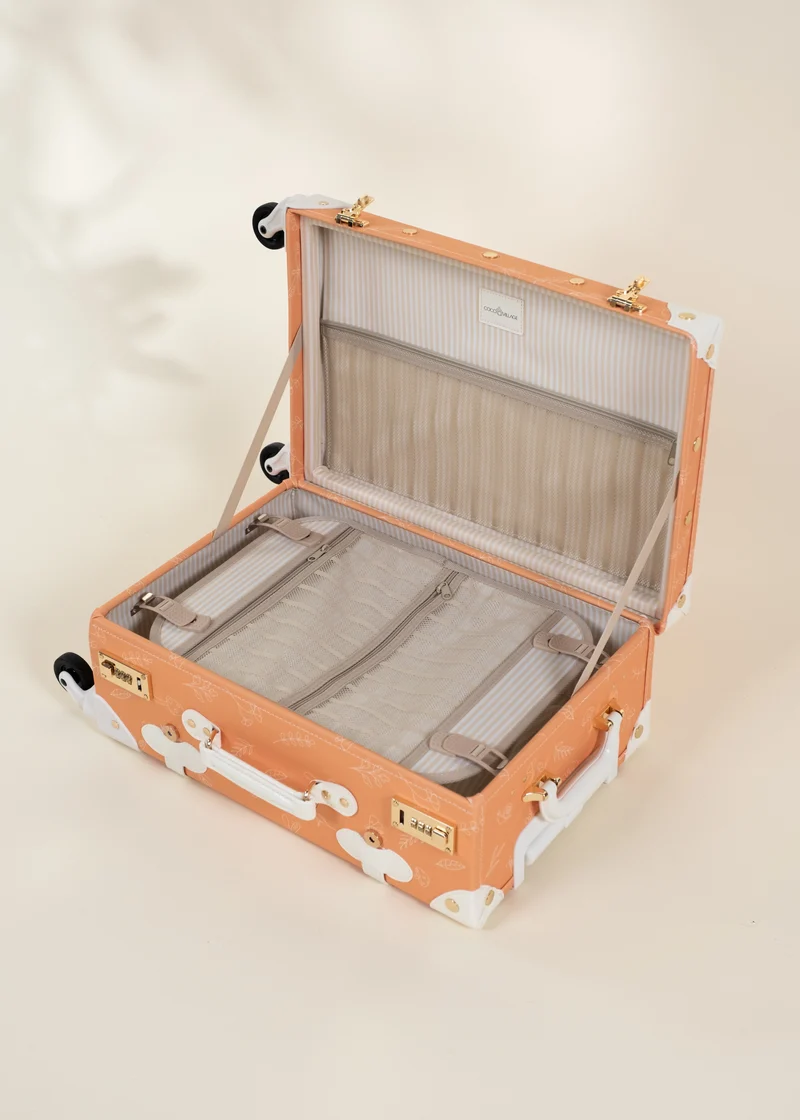 Vegan Leather Carry-On Suitcase - Nature