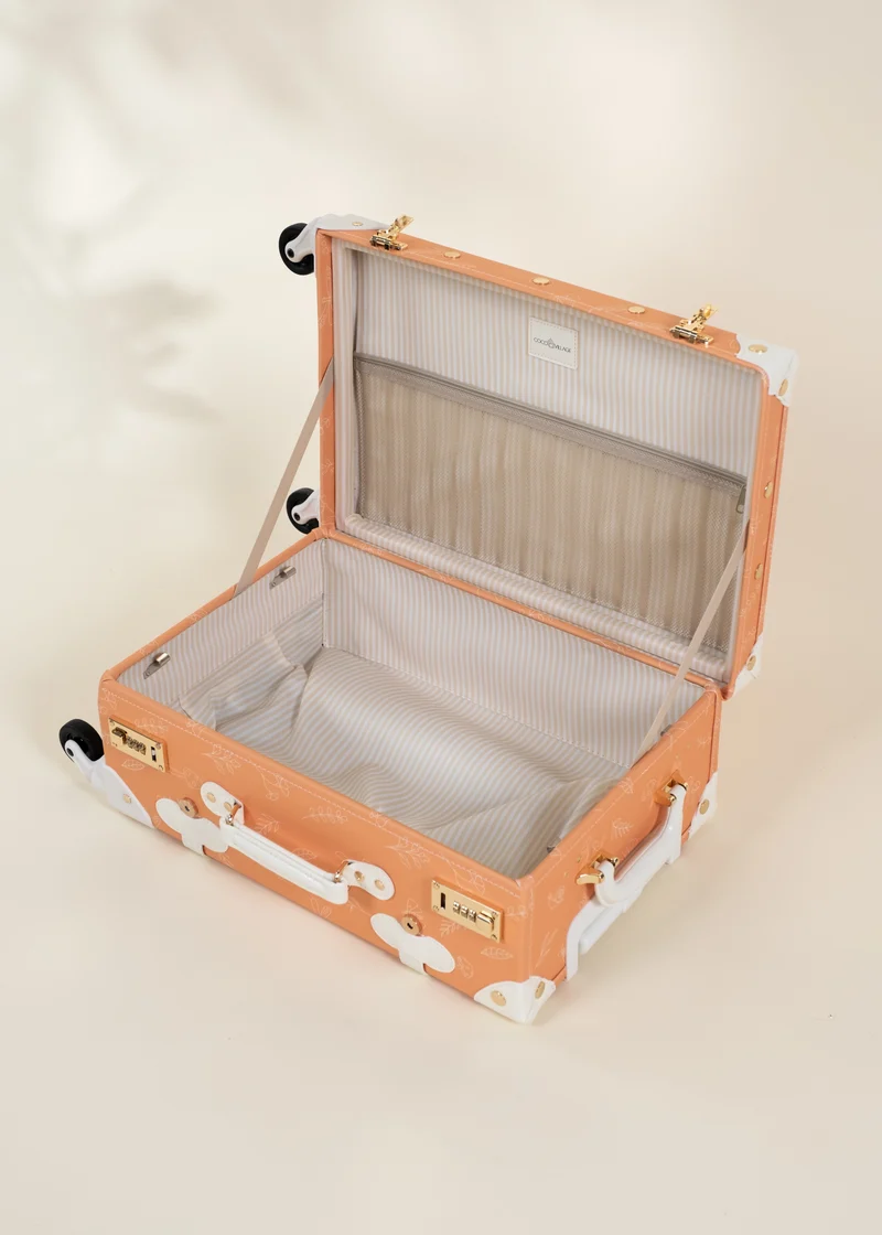 Vegan Leather Carry-On Suitcase - Nature