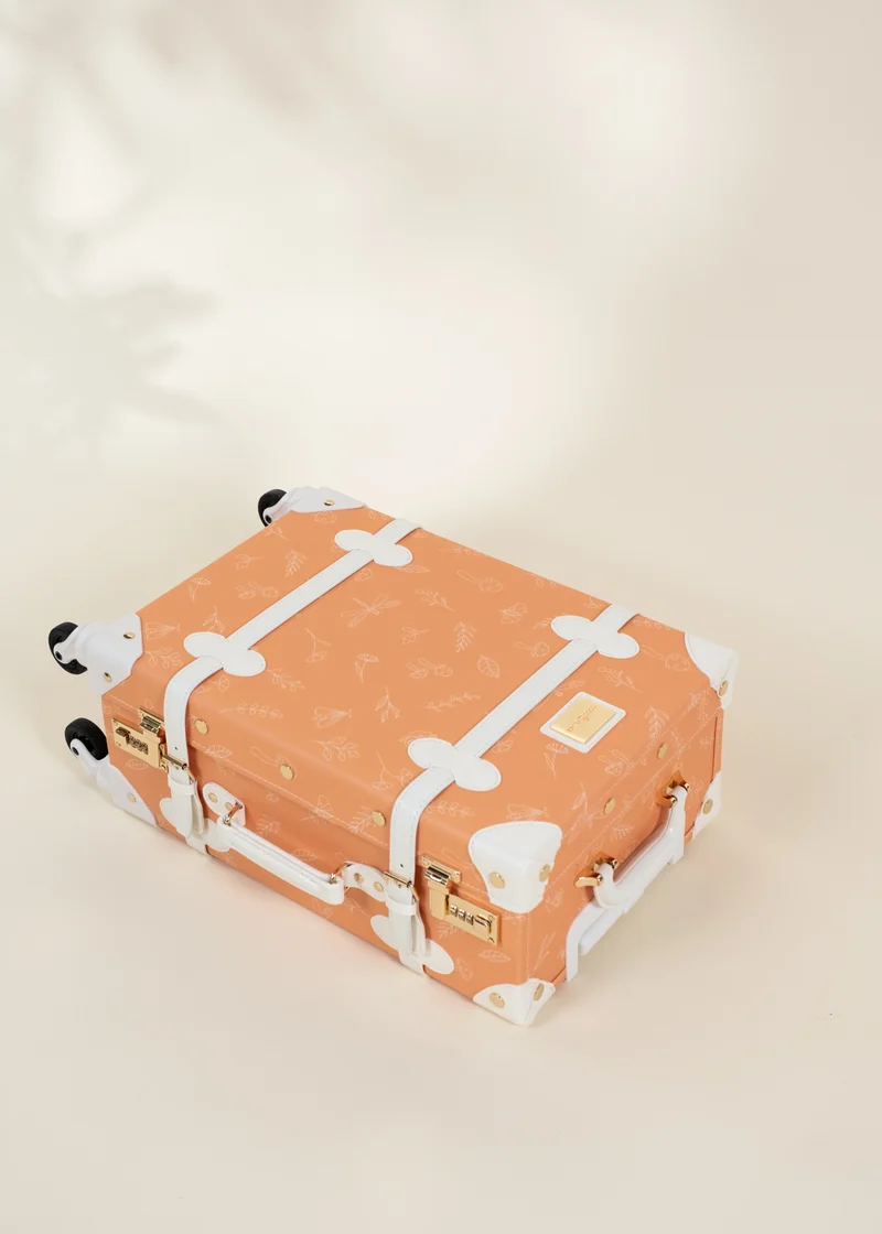 Vegan Leather Carry-On Suitcase - Nature