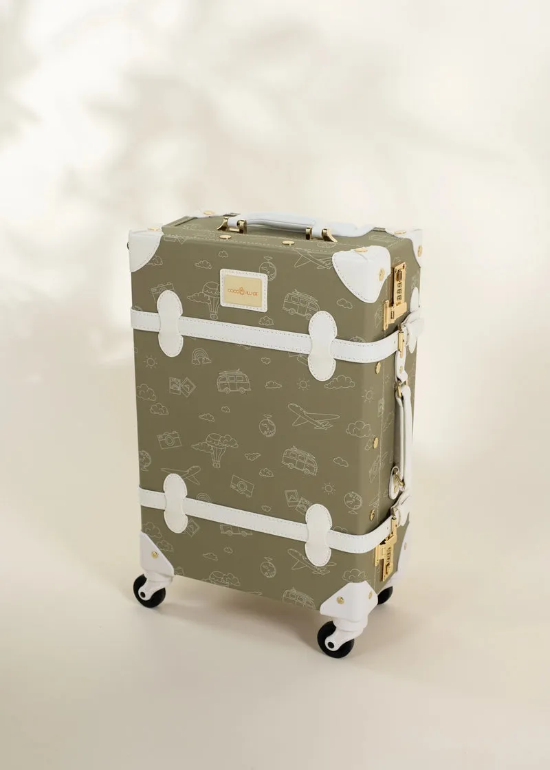 Vegan Leather Carry-On Suitcase - Travel