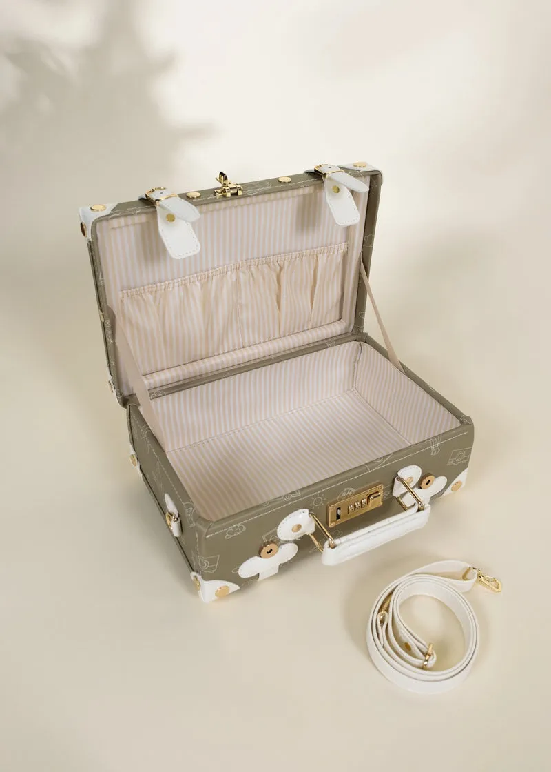Vegan Leather Carry-On Suitcase - Travel