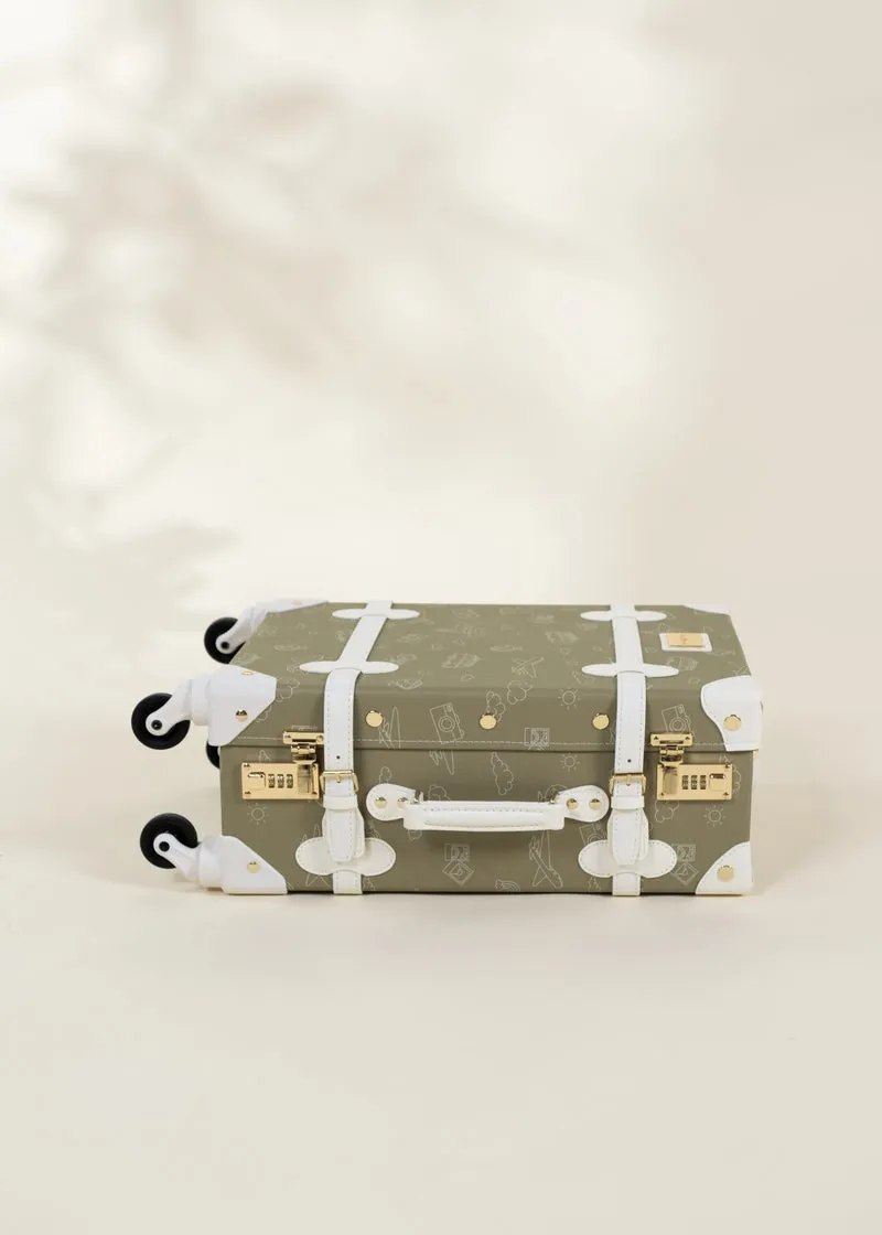Vegan Leather Carry-On Suitcase - Travel