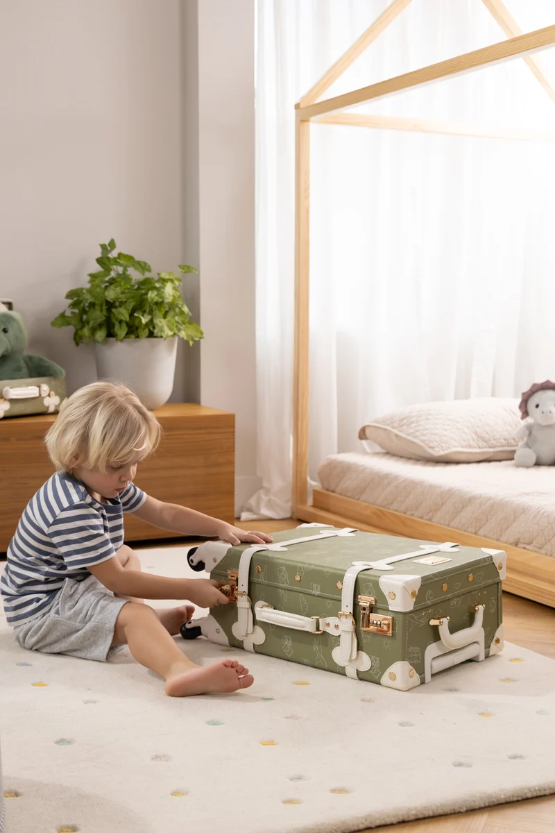 Vegan Leather Carry-On Suitcase - Travel