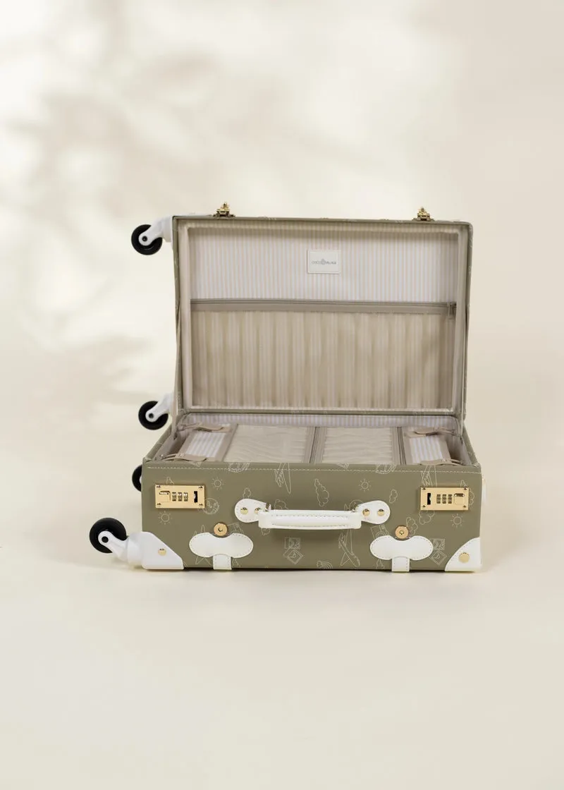 Vegan Leather Carry-On Suitcase - Travel