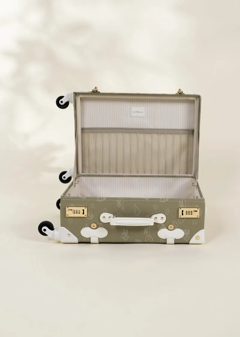 Vegan Leather Carry-On Suitcase - Travel