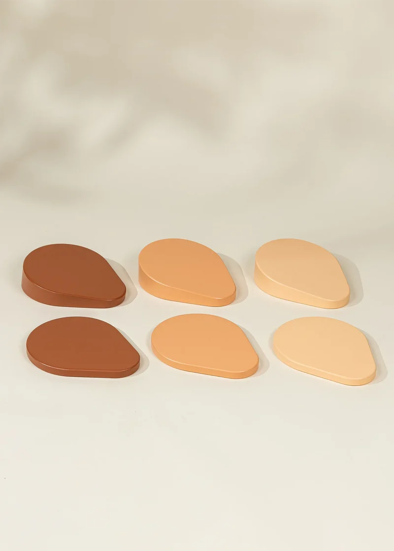 Set of 6 Wooden Balance Stepping Stones