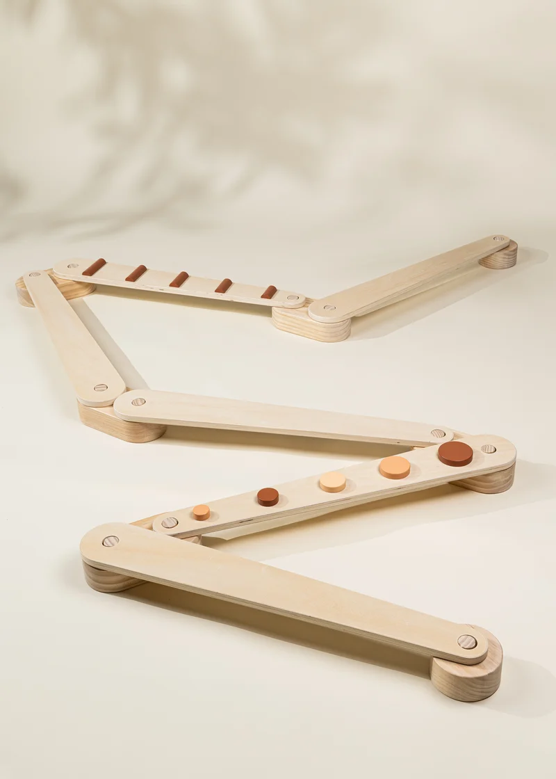 Wooden Balance Beams Set - Stripes