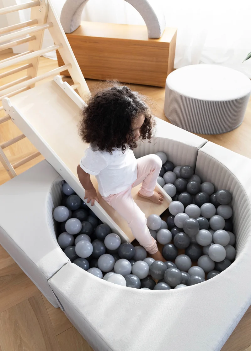 Montessori 2-in-1 Grip Climber Board & Slide
