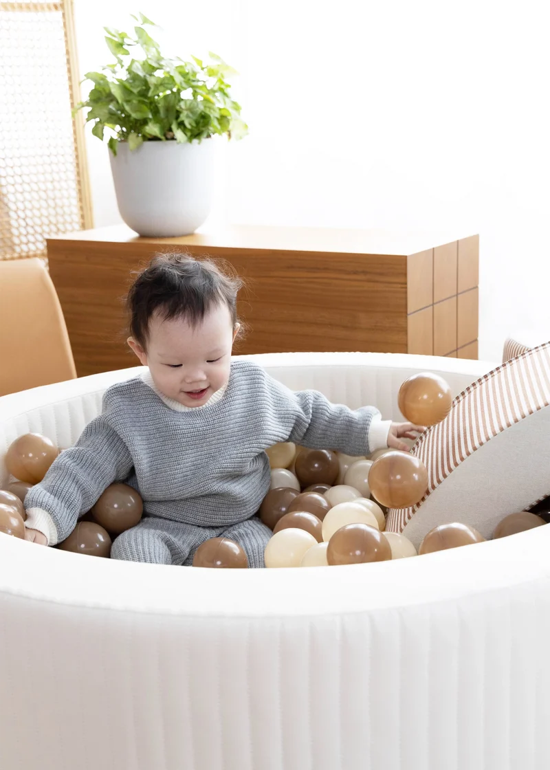 Soft Play Blocks Set and Ball Pit - Shades of Day (6pcs)