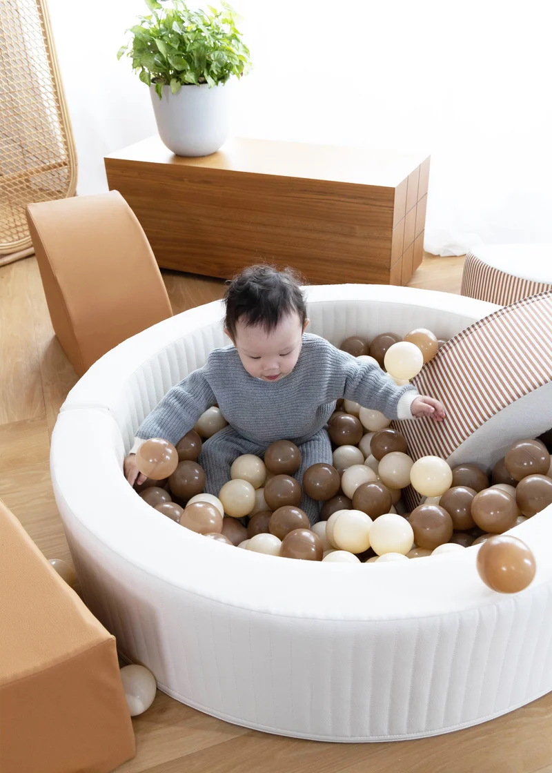 Soft Play Blocks Set and Ball Pit - Shades of Day (6pcs)