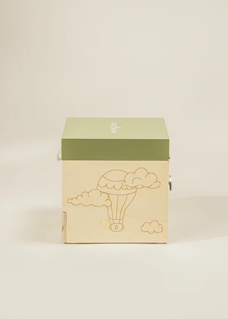 Wooden Musical Souvenir Box - Travel