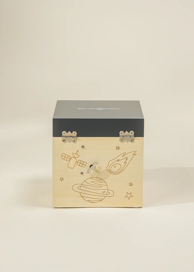 Wooden Musical Souvenir Box - Space