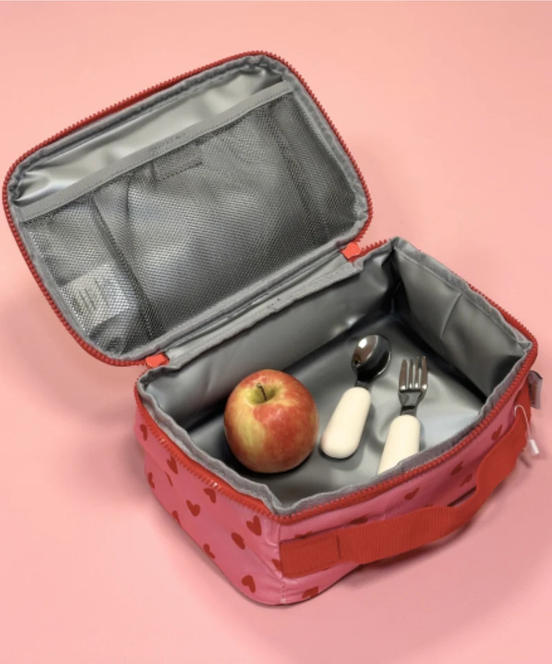 Lunch bag | Coeurs rouge
