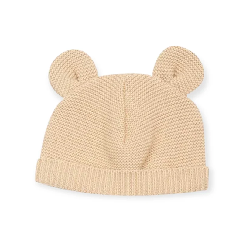 Bonnet de naissance | Maille Sable
