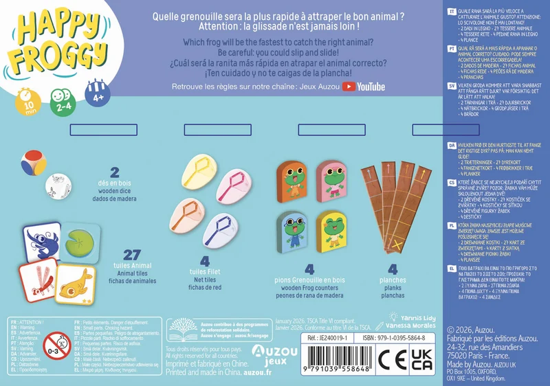 Jeu de société | Happy Froggy