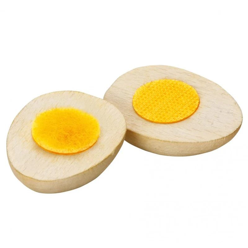 Oeuf à découper pour dinette en bois