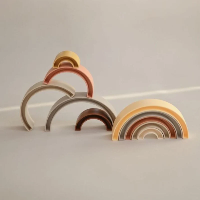 Arc en ciel à empiler Sol - Mushie