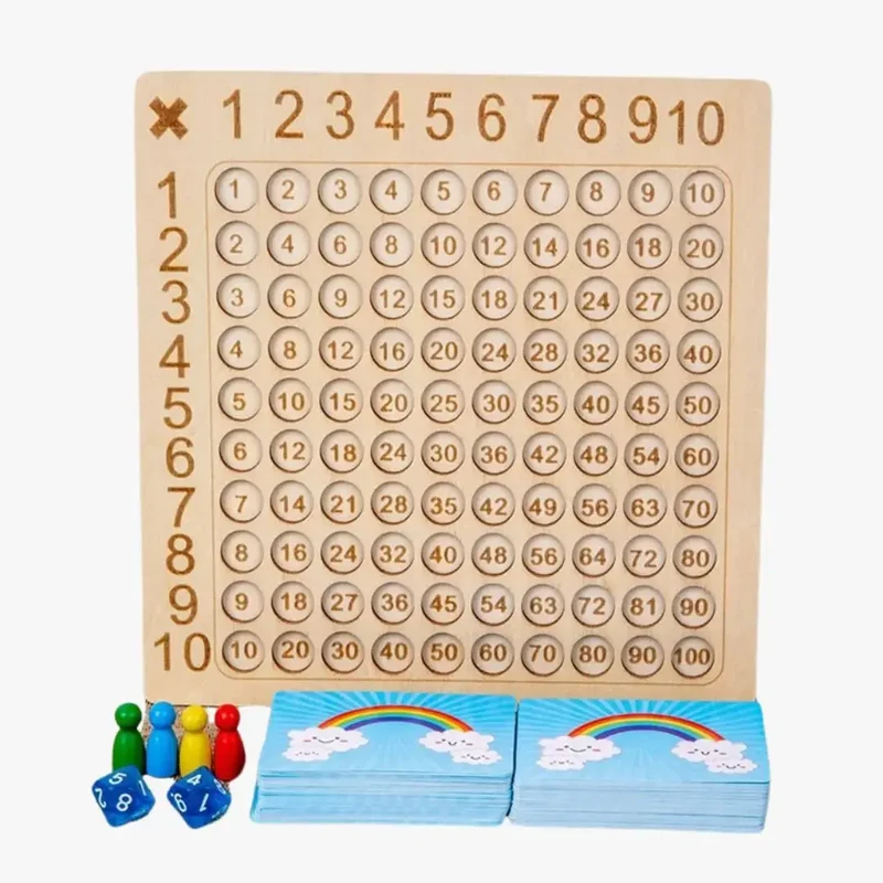 Jeu de Maths Montessori avec Cartes et Dés - Numérofun™