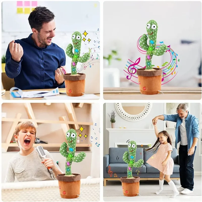 Jouet Cactus Qui Répète et Danse