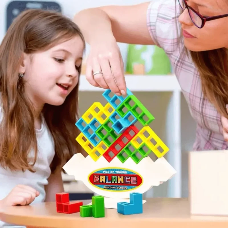 Jeu de Stratégie l'Art de la Tour Équilibrée - TetraTower™