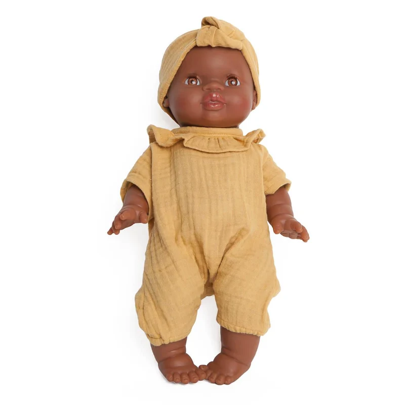 Poupée garçon Noah moutarde