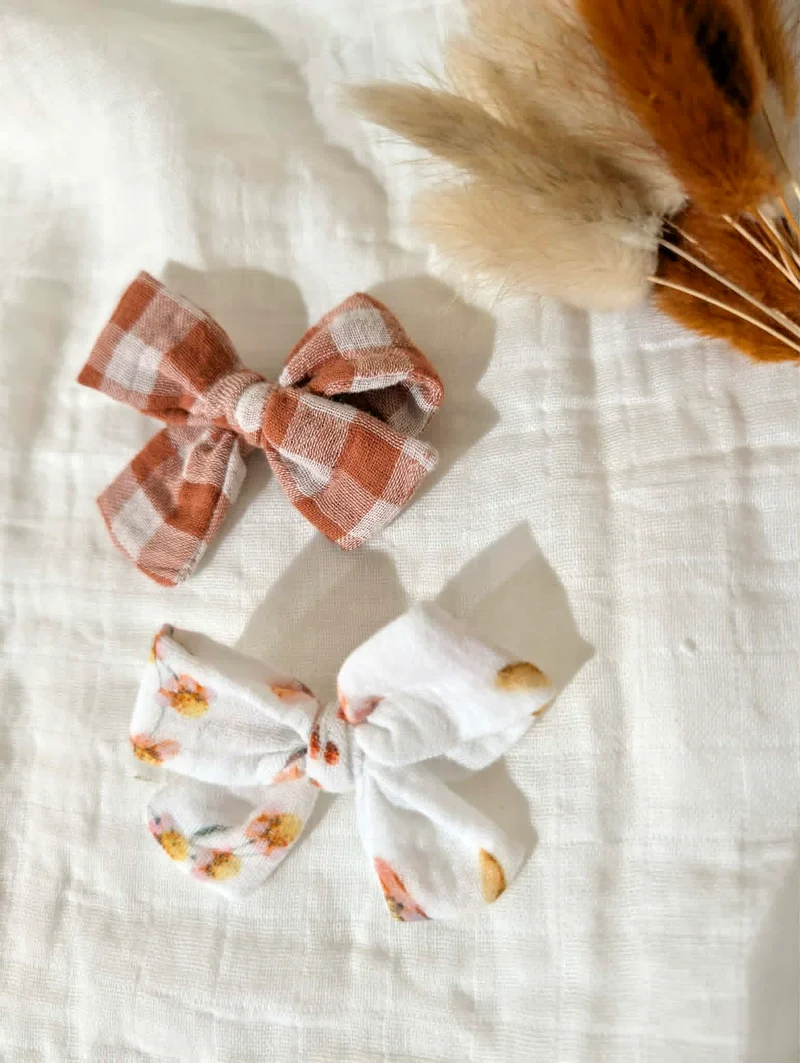 Barrettes noeud | Vichy