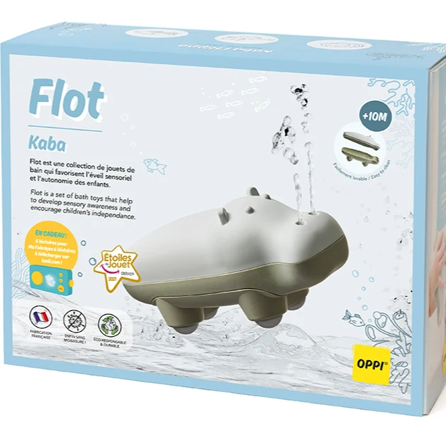 Jouet de bain Kaba l’Hippopotame - Gamme Flot
