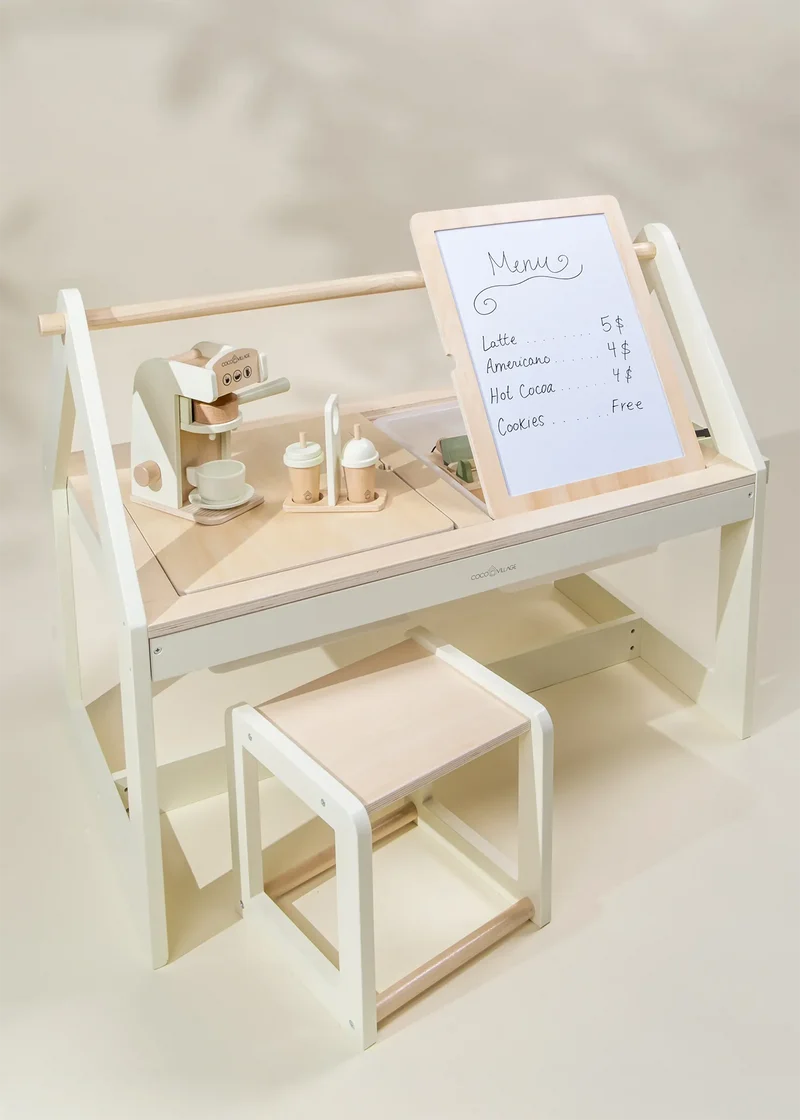 Multifunction Wooden Art & Sensory Table W/ Stools
