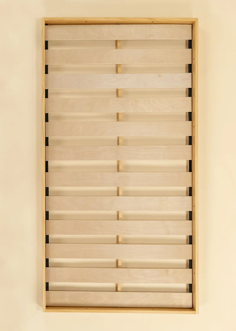 Wooden Bed Frame - Natural Wood