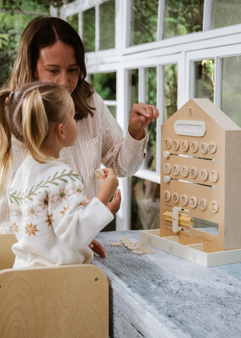 Wooden Routine, Tasks & Rewards Board
