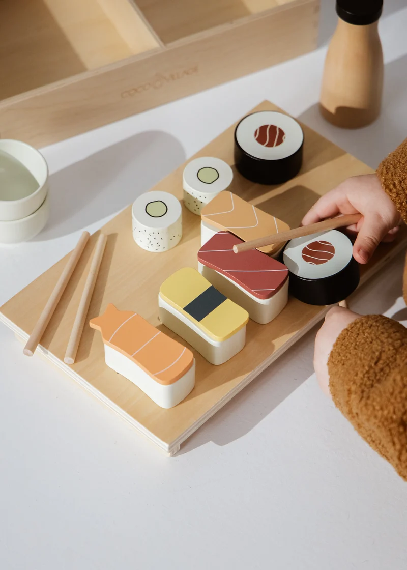 Wooden Sushi Playset