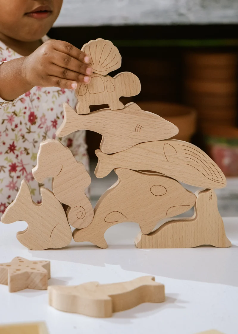Wooden Puzzle - Under the Sea - 10 pieces