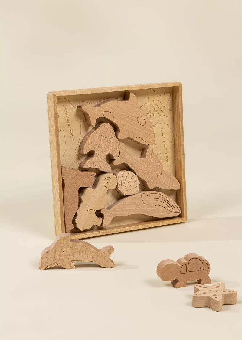 Wooden Puzzle - Under the Sea - 10 pieces