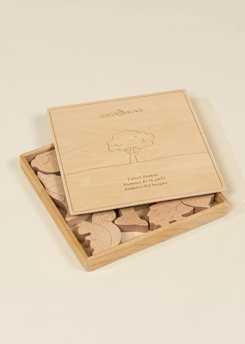 Wooden Balance Puzzle - Forest - 8 pieces