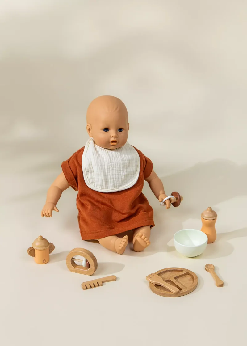 Doll Accessories Wooden Playset