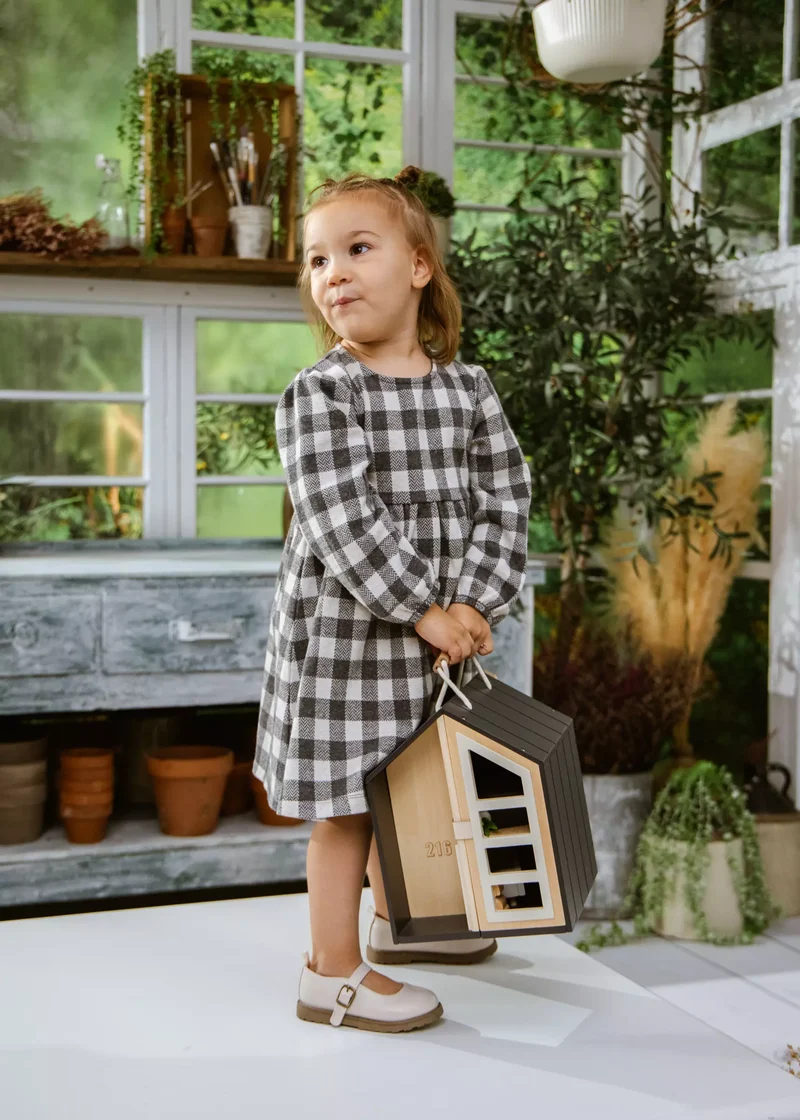 Wooden Doll House To Go