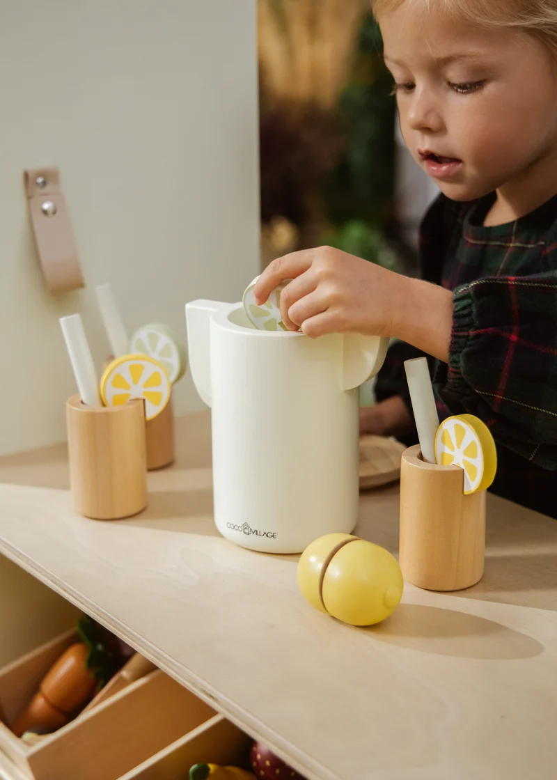 Wooden Lemonade Playset and Accessories