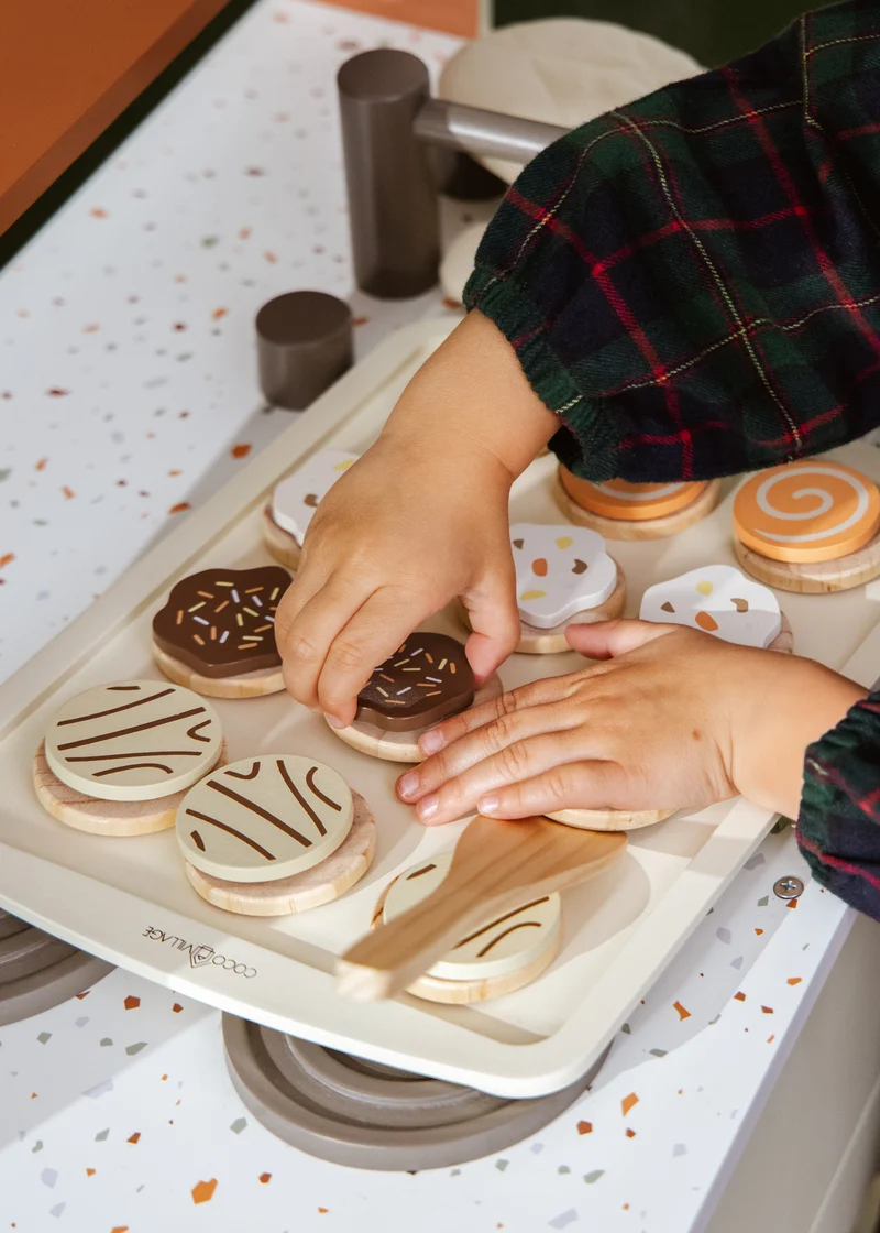 Wooden Cookies Playset and Accessories