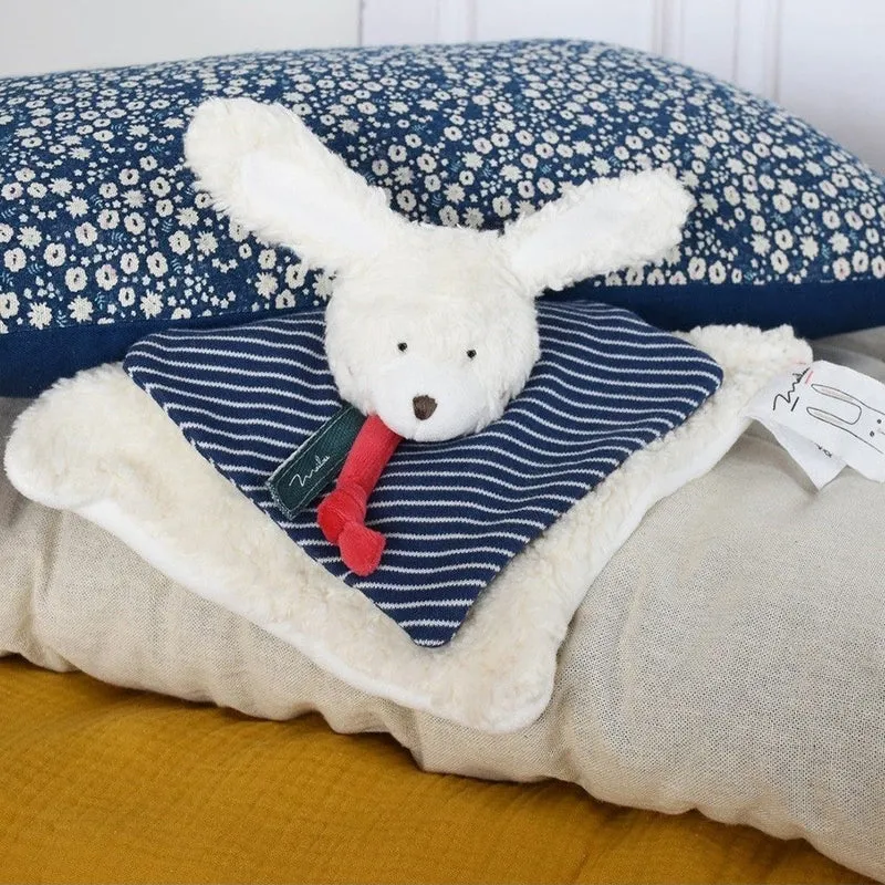 Doudou plat lapin en coton bio