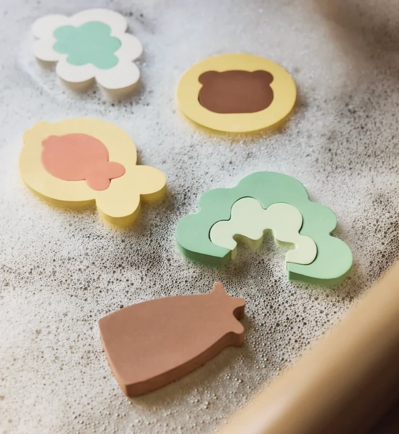 Puzzle de bain en mousse
