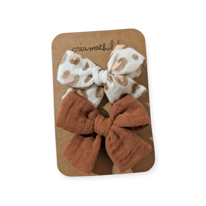 Barrettes noeud | Camel