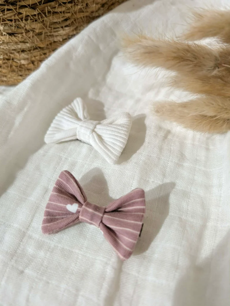 Barrettes | Velours et rayures