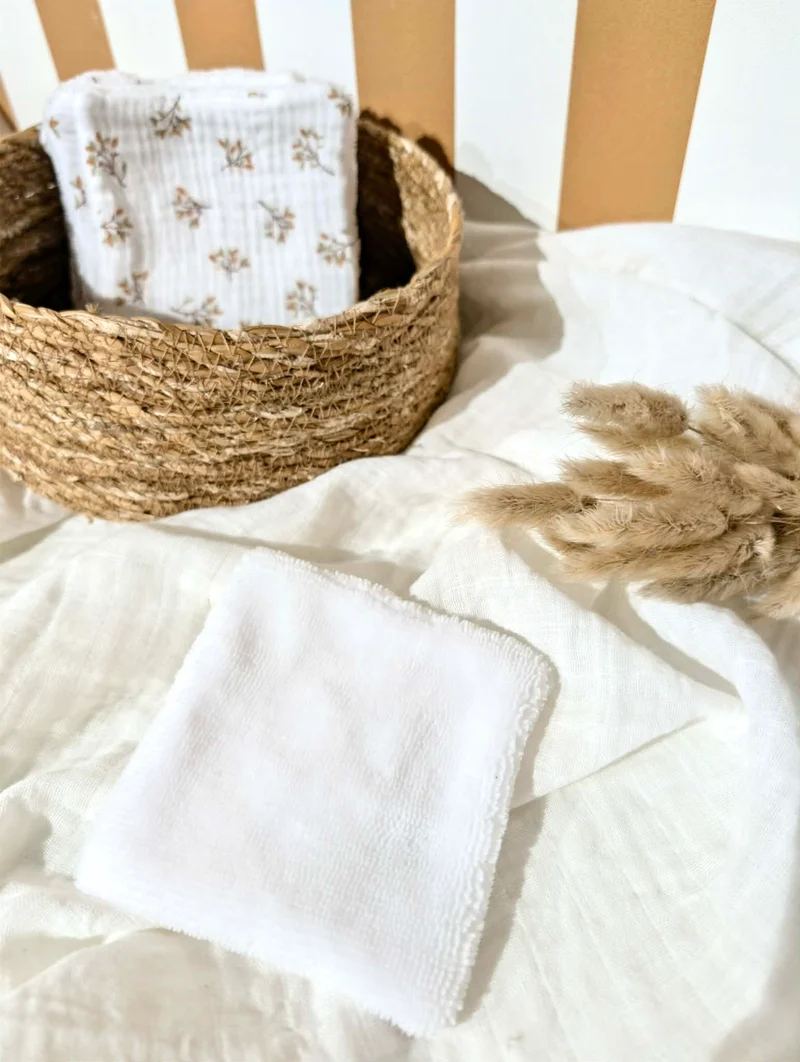 Lingette lavable | Fleuri
