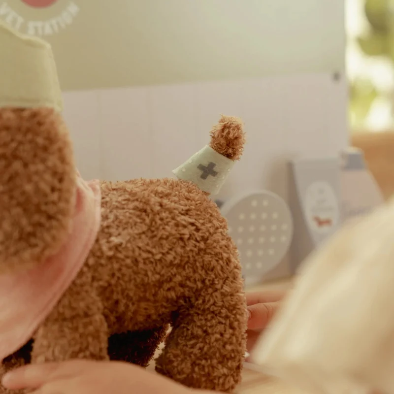 Knuffelhond in tas – Roze – Essentials